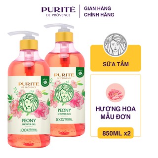Sữa Tắm Purite Hoa Mẫu Đơn 850ml