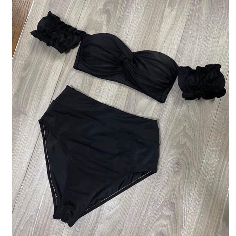 BIKINI Xoắn Ngực Tay Bèo Quần Lưng Cao - BIKINI129k | BigBuy360 - bigbuy360.vn