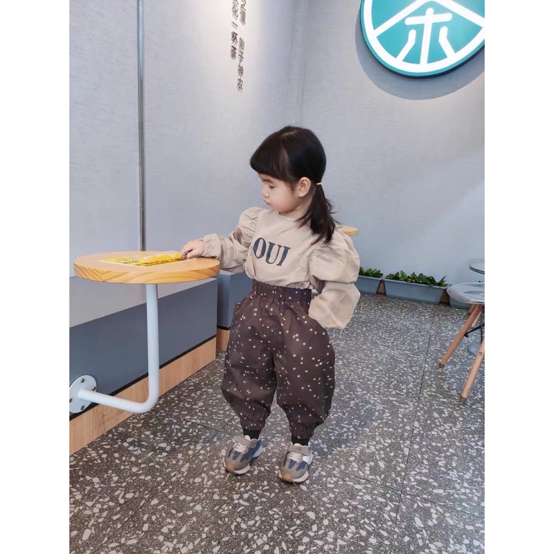 QUẦN KAKI HỌA TIẾT HÀN QUỐC 122052 DÀNH CHO BÉ GÁI VÀ BÉ TRAI