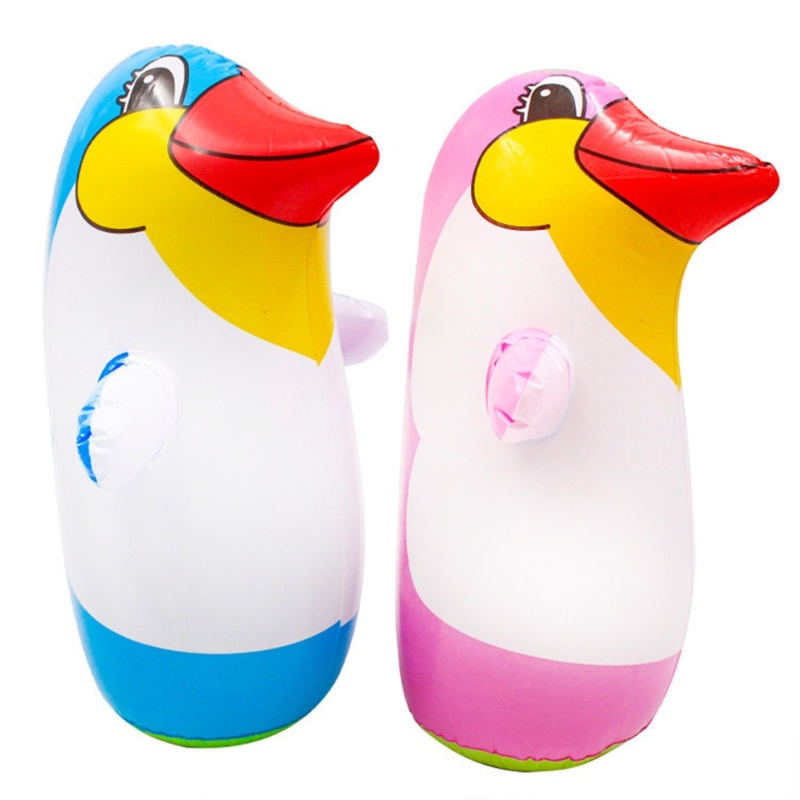 Bong Bóng Bơm Hơi Hình Chim Cánh Cụt Hoạt Hình Đáng Yêu Dành Cho Bé