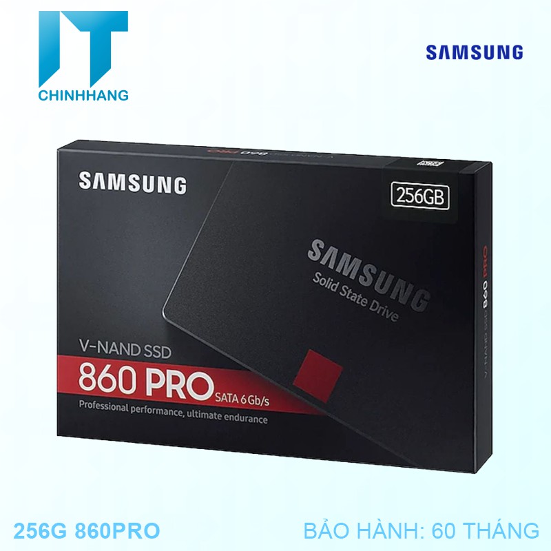 Ổ Cứng SSD Samsung 256GB 512GB 860 PRO - Hàng Chính Hãng