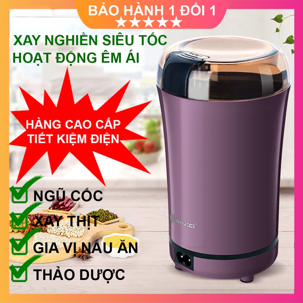 Máy xay nghiền bột khô, thịt, ngũ cốc đa năng, cao cấp dễ dùng, siêu tốc, tiết kiệm điện