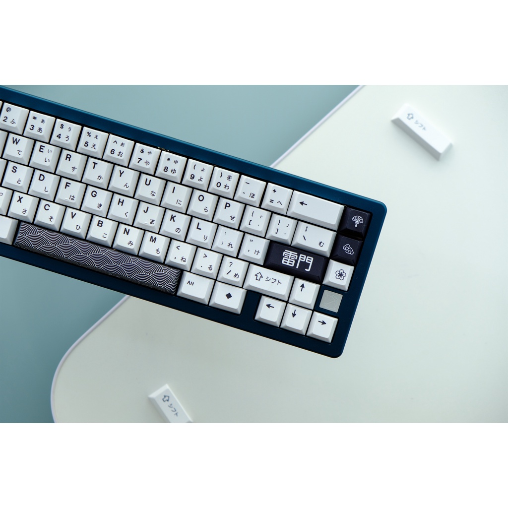 GMK Kaminarimon Keycaps, 129 phím PBT Keycaps Cherry Profile DYE-SUB Cá nhân hóa GMK Keycaps cho bàn phím cơ
