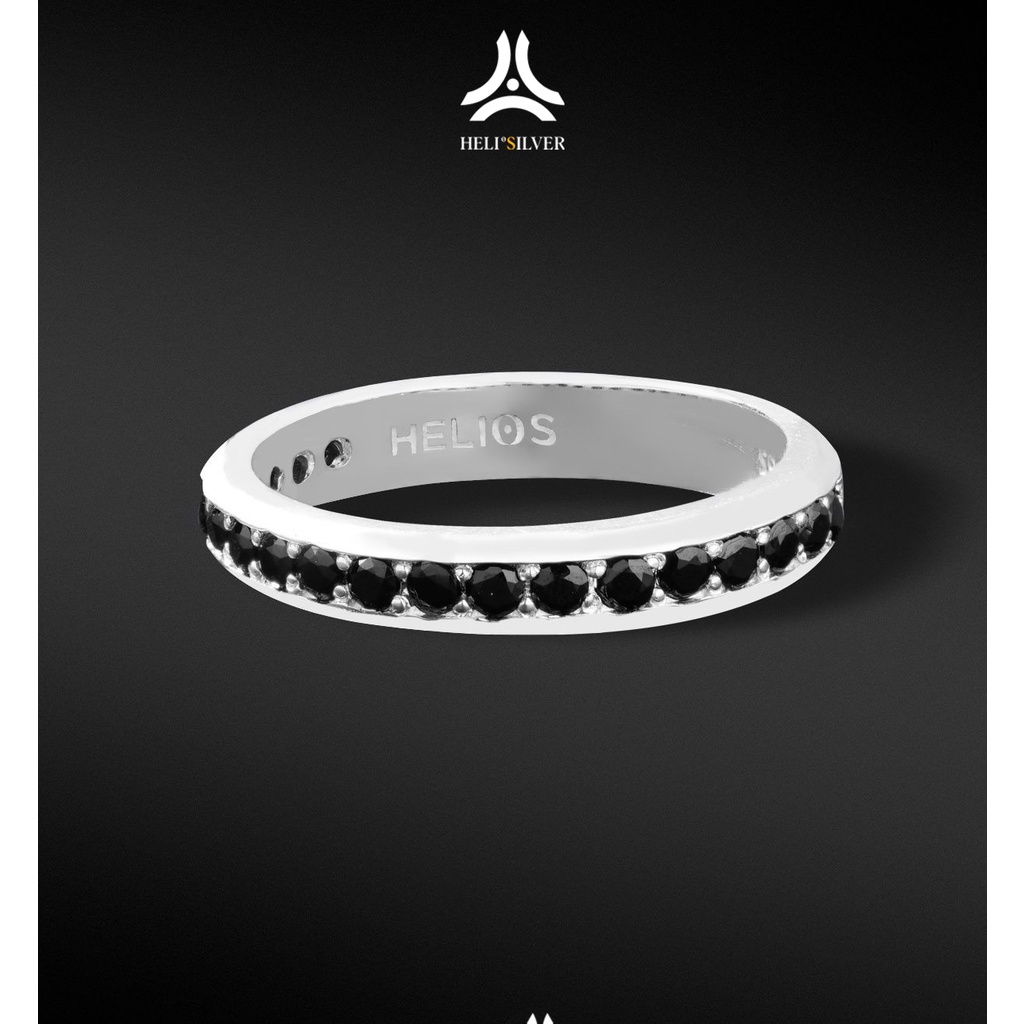 Nhẫn bạc nam, nữ HeliSilver Streamline S925