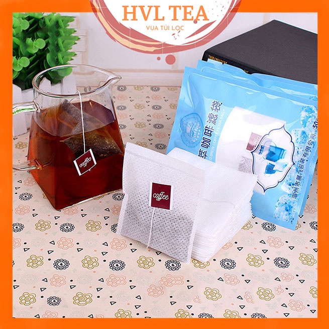 Túi lọc cà phê ướp lạnh coldbrew, túi lọc vải không dệt tam giác, lọc cafe - HVL TEA