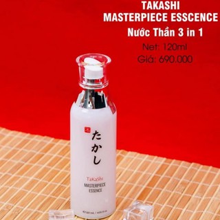 Nước thần Takashi Masterpiece Essence chống lão hóa, cấp ẩm cấp nước, se khít lỗ chân lông