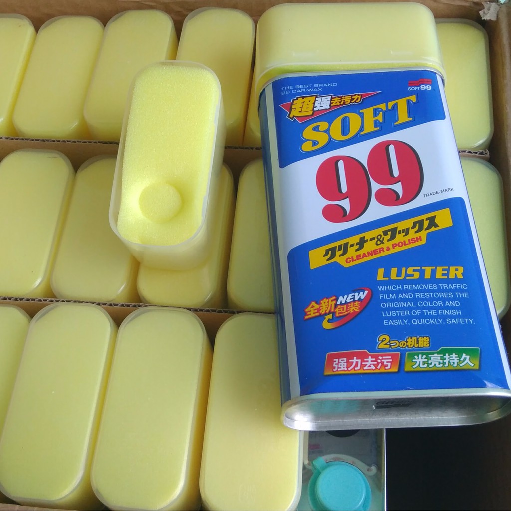 Sáp đánh bóng ô tô xe máy Soft 99 đánh bóng bề mặt kim loại