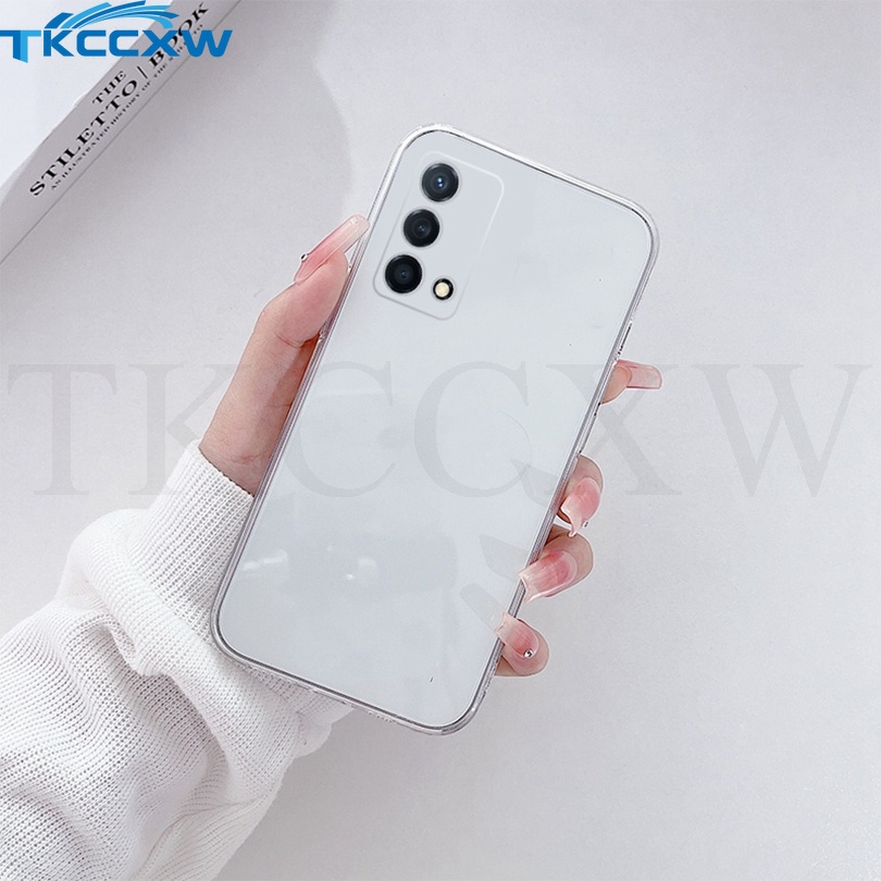 Ốp Điện Thoại Silicon Trong Suốt Hình Vuông Cho Realme 7 GT Neo3 2 2T GT2 Pro GT Master Narzo 10A 20 30A 30