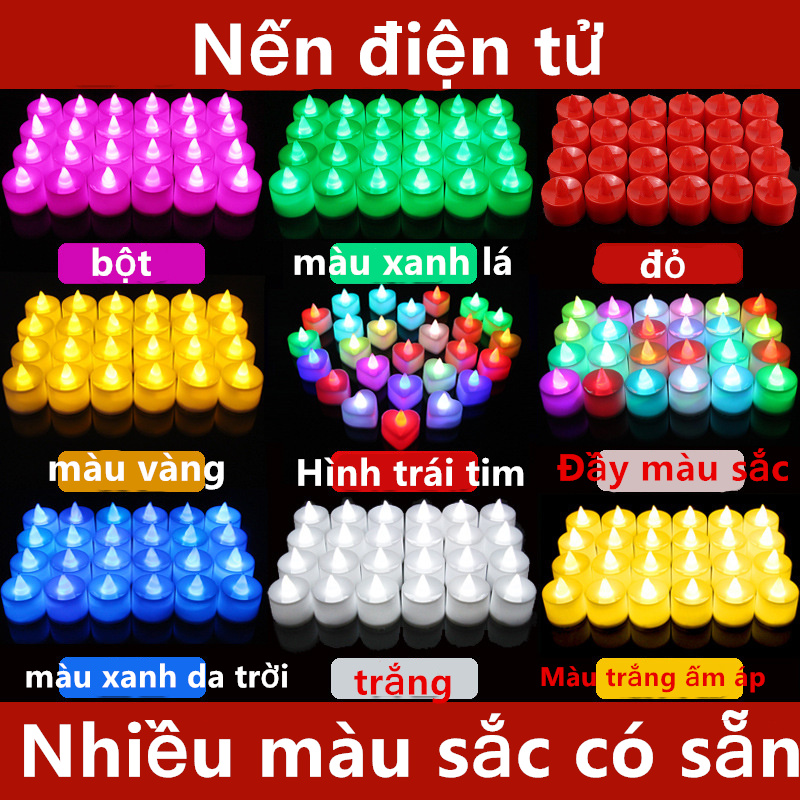 Đèn LED giả nến điện tử dùng trong tiệc cưới/ tiệc sinh nhật