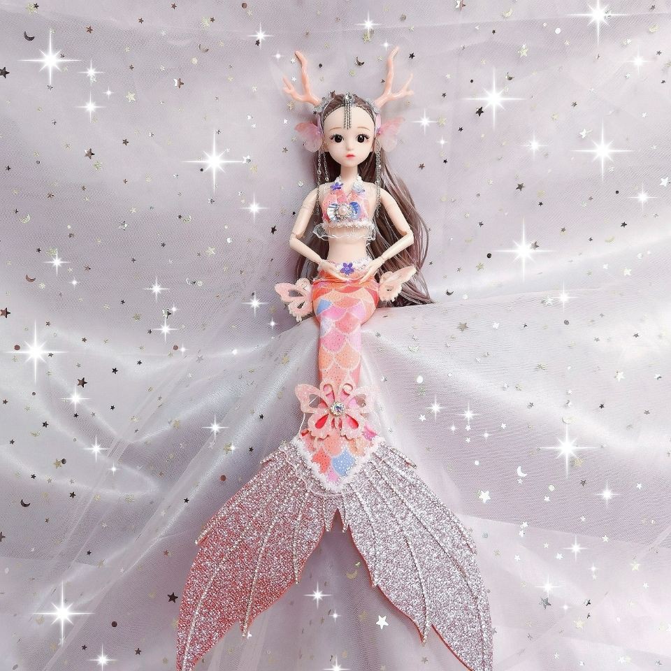 Búp Bê Barbie Nàng Tiên Cá Làm Quà Tặng Sinh Nhật Cho Bé Gái