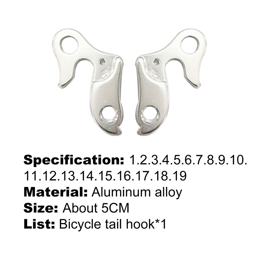 Móc Treo Cùi Đề Sau Xe Đạp Bằng Hợp Kim Nhôm Chống Mòn Thông Dụng