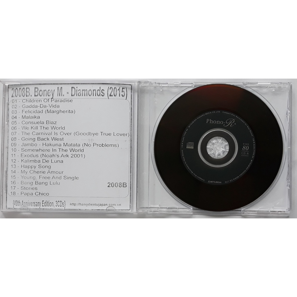 Bộ 6 CD Boney M ( 231 - 2010 )