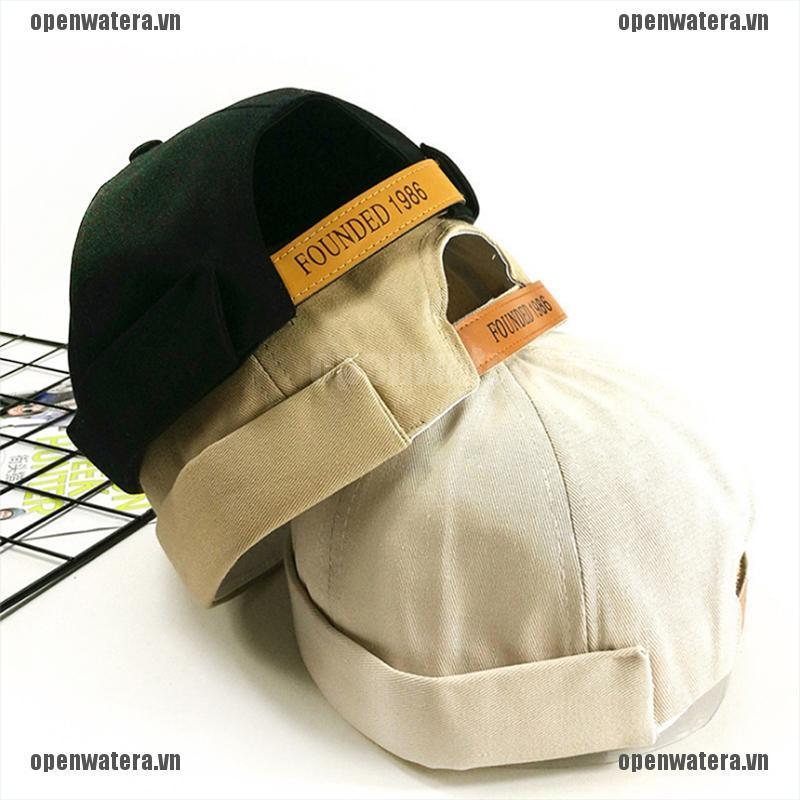 Mũ beanie không vành có thể điều chỉnh thêu họa tiết chữ cho nam và nữ