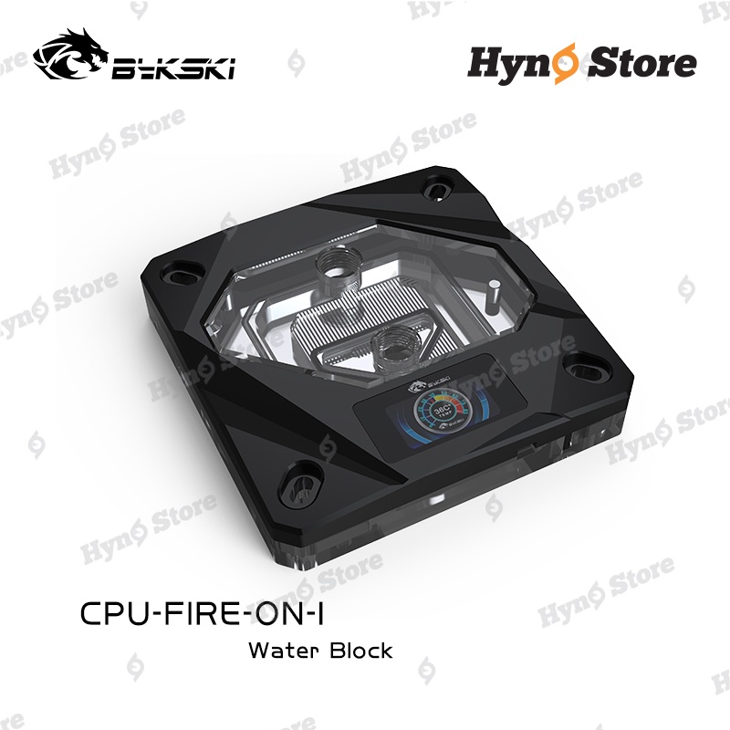 Block CPU Intel Bykski CPU-FIRE-ON-I ARGB Tản nhiệt nước custom - Hyno Store