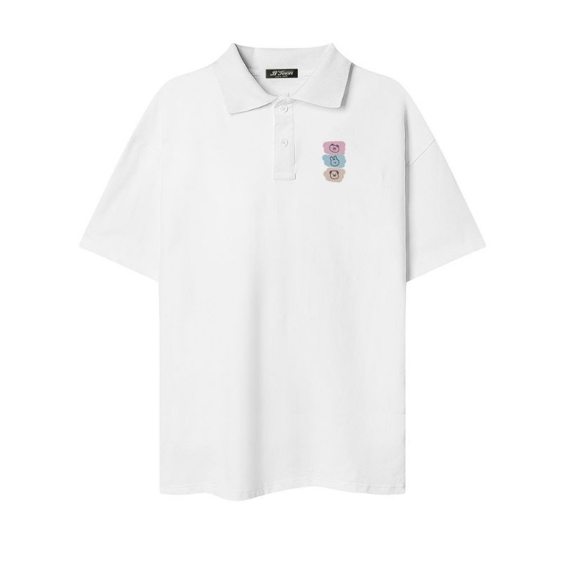 Áo poloFull size unisex Gấu Thỏ Heo