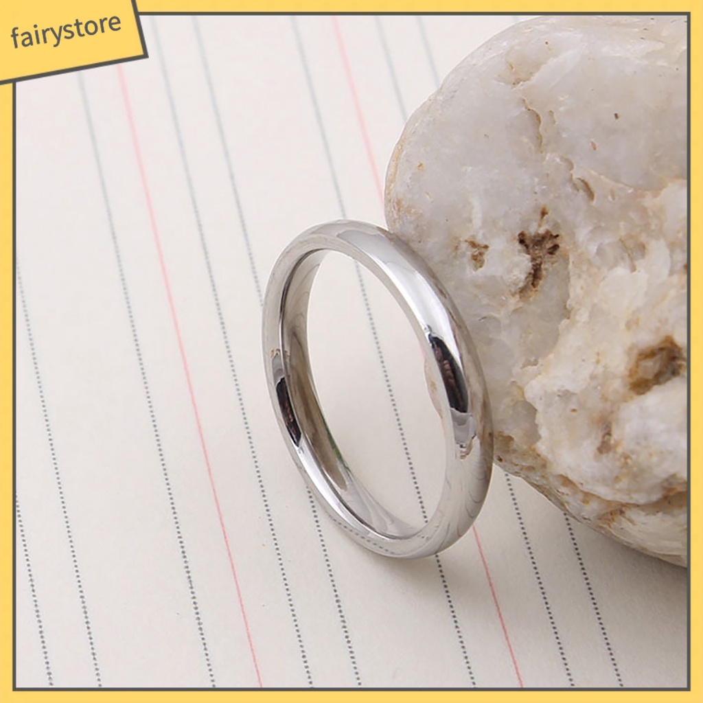 Nhẫn Đeo Tay Kim Loại Đơn Giản Thời Trang Unisex