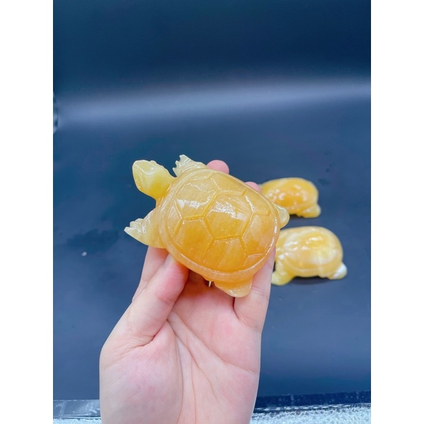 Tượng Rùa Mini Đá Ngọc Hoàng Long Phong Thuỳ