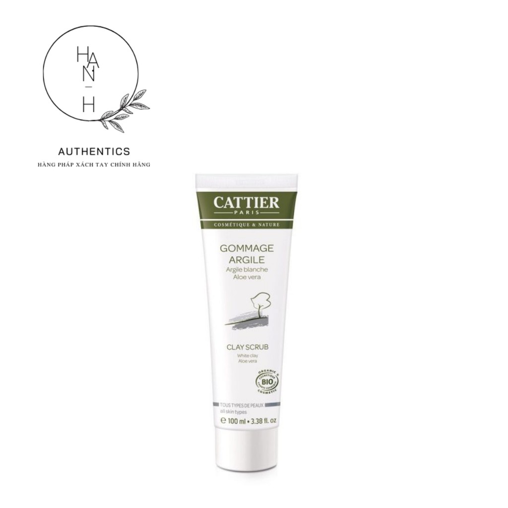 Tẩy Da Chết Cattier Gommage Argile Aloe Vera 100ml