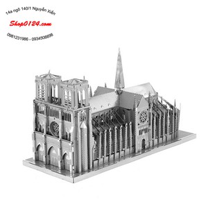 Mô hình thép 3D tự ráp nhà thờ Paris MS