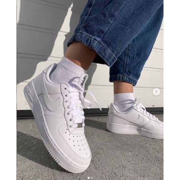 Giày 𝗔𝗳𝟭 Màu Trắng, Giày Thể Thao Sneaker Af1 Nam Nữ Bản Đẹp Đầy Đủ Bill Box