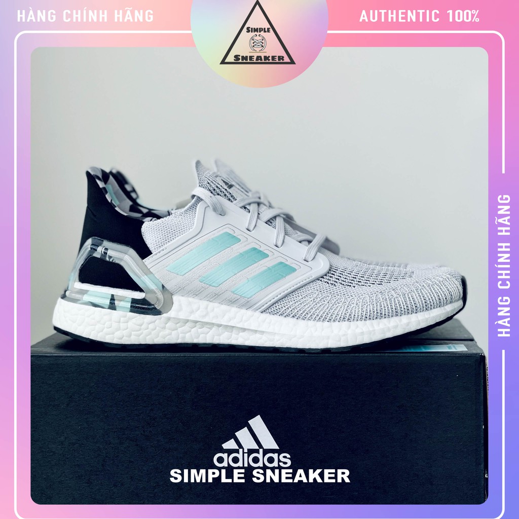 Giày Ultra Boost 20 Chính Hãng 🔴FREESHIP🔴 Adidas Ultraboost 2020 Frost Mint - Giày Chạy Bộ Thể Thao Tốt Nhất Thế Giớ