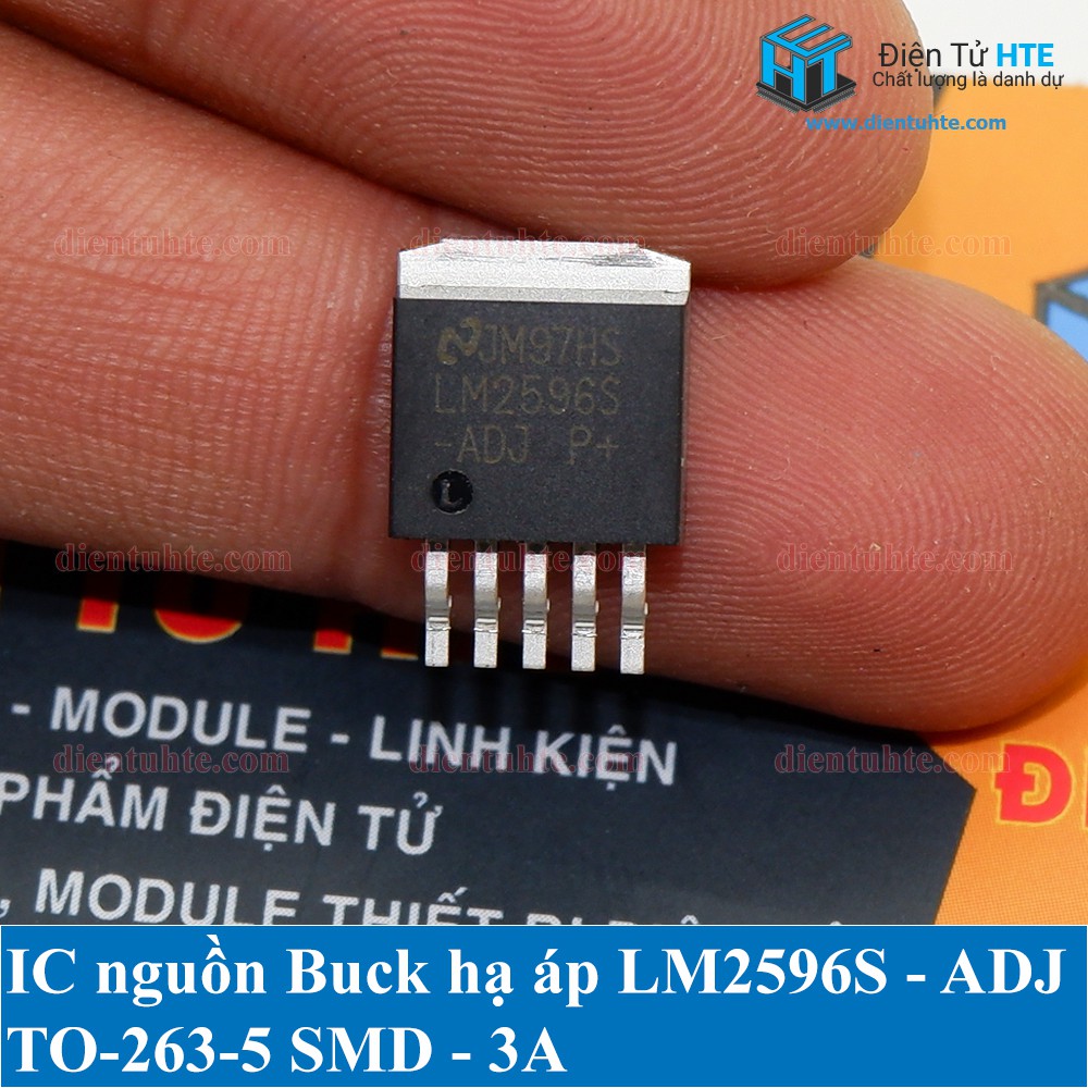 IC nguồn xung hạ áp Buck LM2596S 3.3V 5.0V 12V ADJ 3A SMD TO263-5 [HTE Quy Nhơn CN2]