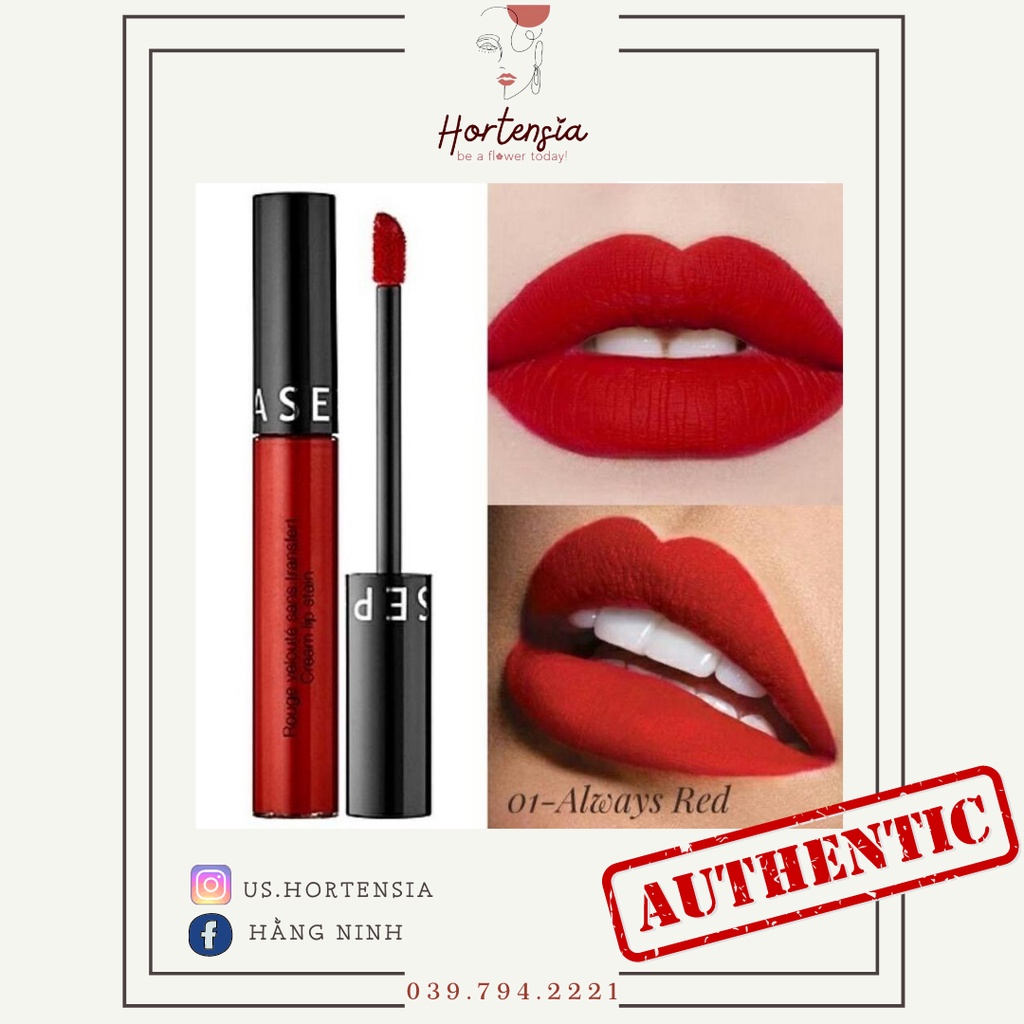 Son Sephora màu 01 Đỏ Thuần