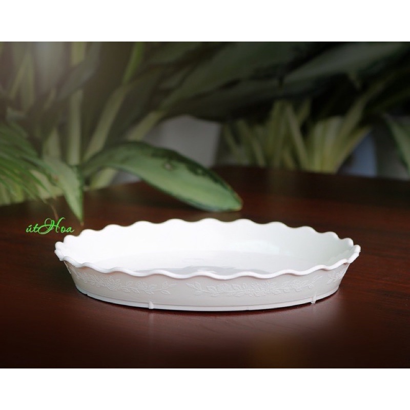 Dĩa lót chậu cây size lớn 42c, 45cm siêu dày dặn