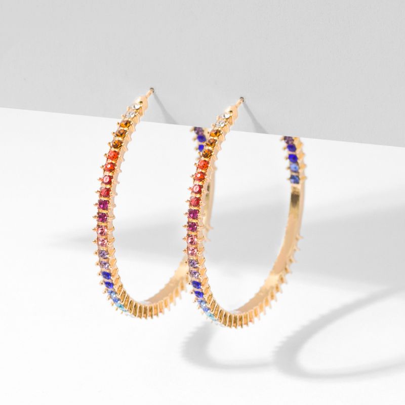 Set 4 Khuyên Tai Nữ Đa Sắc Thời Trang