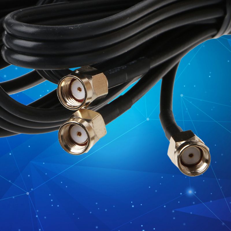 Ăng Ten WiFi Băng Tần Kép RP-SMA 2 4GHz 5 8GHz Cho Thẻ Không Dây