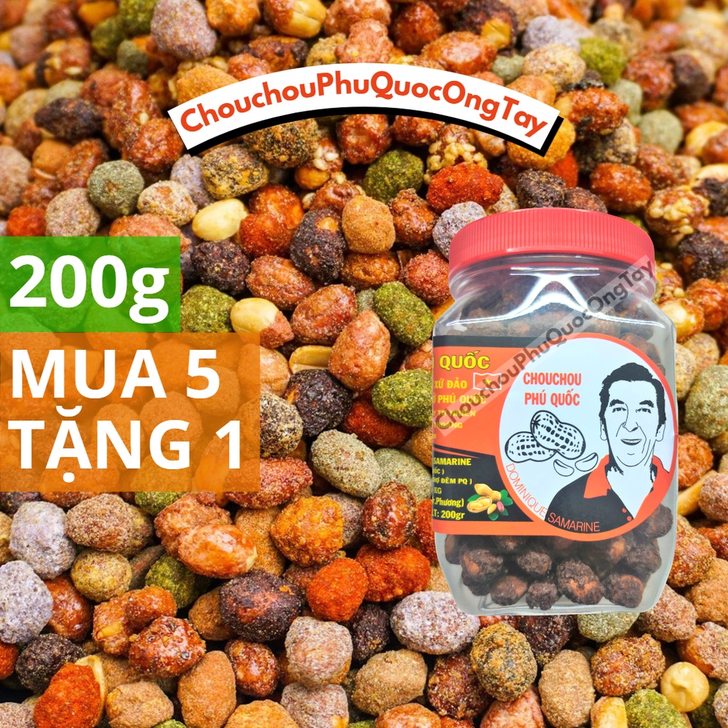 Đậu phộng 30 vị CHOUCHOU PHÚ QUỐC ÔNG TÂY - Đặc sản Phú Quốc