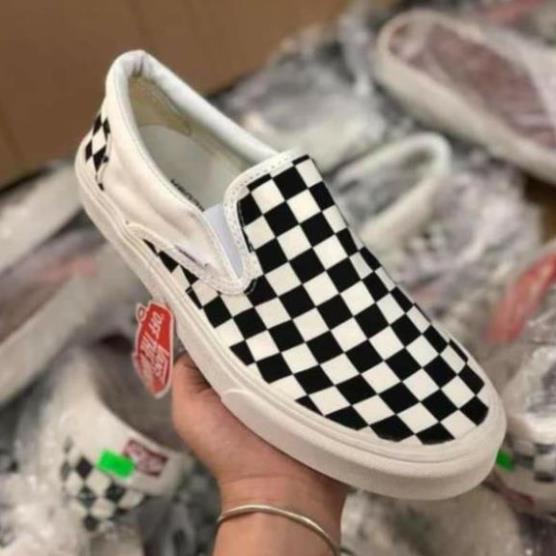 (bachhoa)Giày Vans Caro [HOT TREND] Giầy Thể Thao Vans caro, giày Sneaker Nam Nữ cực chất