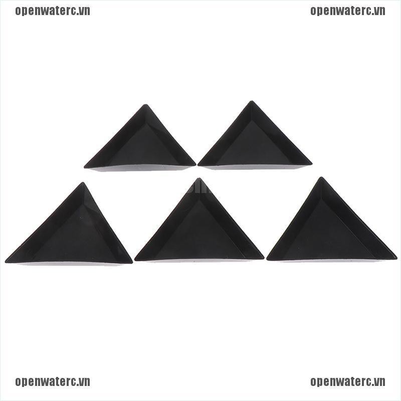 Bộ 5 Giá Đỡ Tam Giác Đính Đá Trang Trí Móng Tay DIY