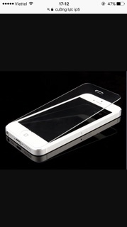 Cường lực ip5/5S/5C/5SE phủ Nano,mài cạnh