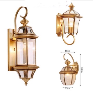 Đèn tường đồng hàng chính hãng