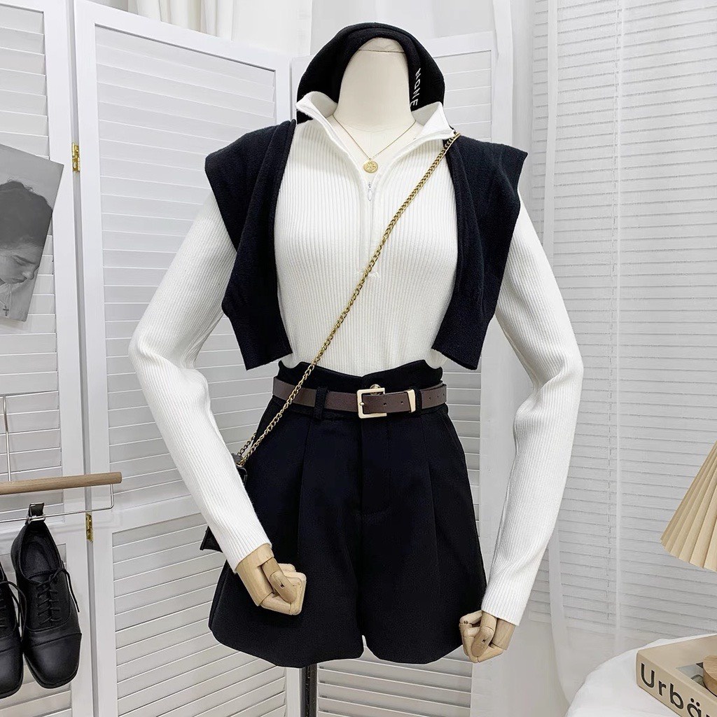 Quần short nữ cạp cao đùi nữ chất liệu vải tuyết mưa bigsize 40 - 75kg