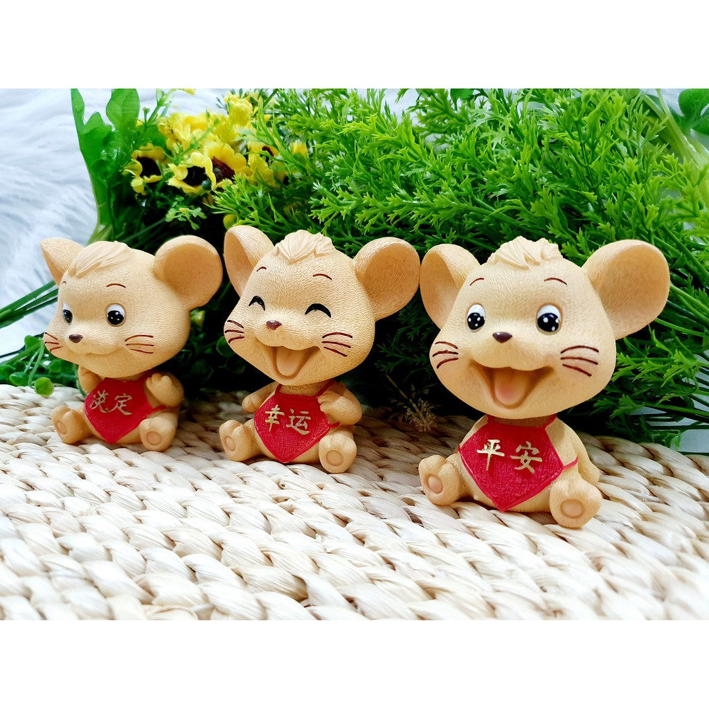 Tượng Chuột May Mắn Siêu Dễ Thương - Canh Tý 2020