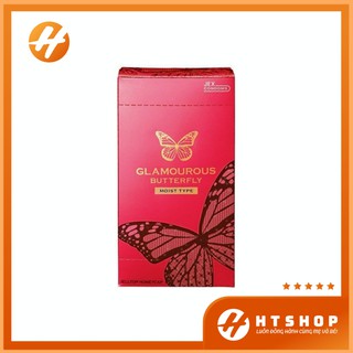 Bao Cao Su Cao Cấp Jex Glamourour Butterfly Moist Type Siêu Mỏng Tự Động Ôm Sát Cậu Nhỏ - Nhật Bản