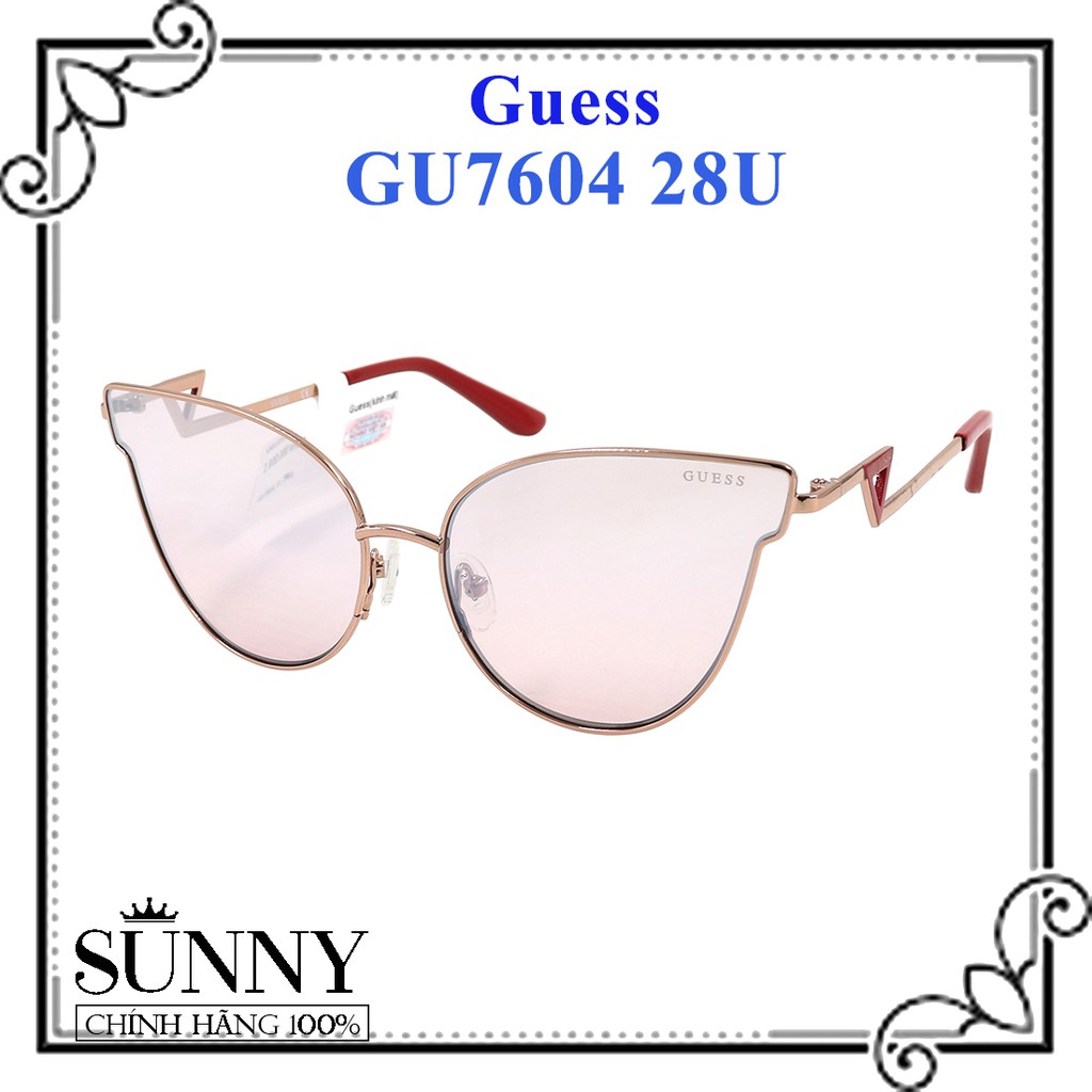 GU7604 - kính mát thời trang Guess chính hãng, thiết kế dễ đeo bảo vệ mắt