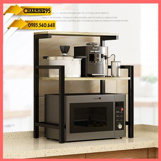 RE0631	Kệ lò vi sóng 2 tầng lửng khung thép 52x35x67