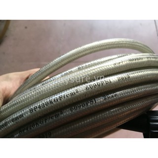 Dây 20m máy rửa xe cao áp trực tiếp 2 đầu ren 22mm-22mm