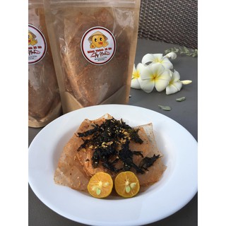 Bánh tráng xì ke (bánh tráng muối tỏi nhuyễn) rong biển bịch 100gr có loại rất cay và ít cay