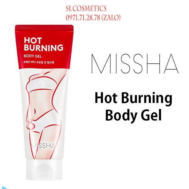 Kem làm tan mỡ bụng Missha Hot Burning Hàn Quốc đánh tan mỡ thừa eo thon đùi gọn giảm cân an toàn hiệu quả lâu dài