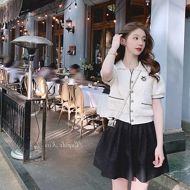 Áo cadigan vintage cộc | BigBuy360 - bigbuy360.vn