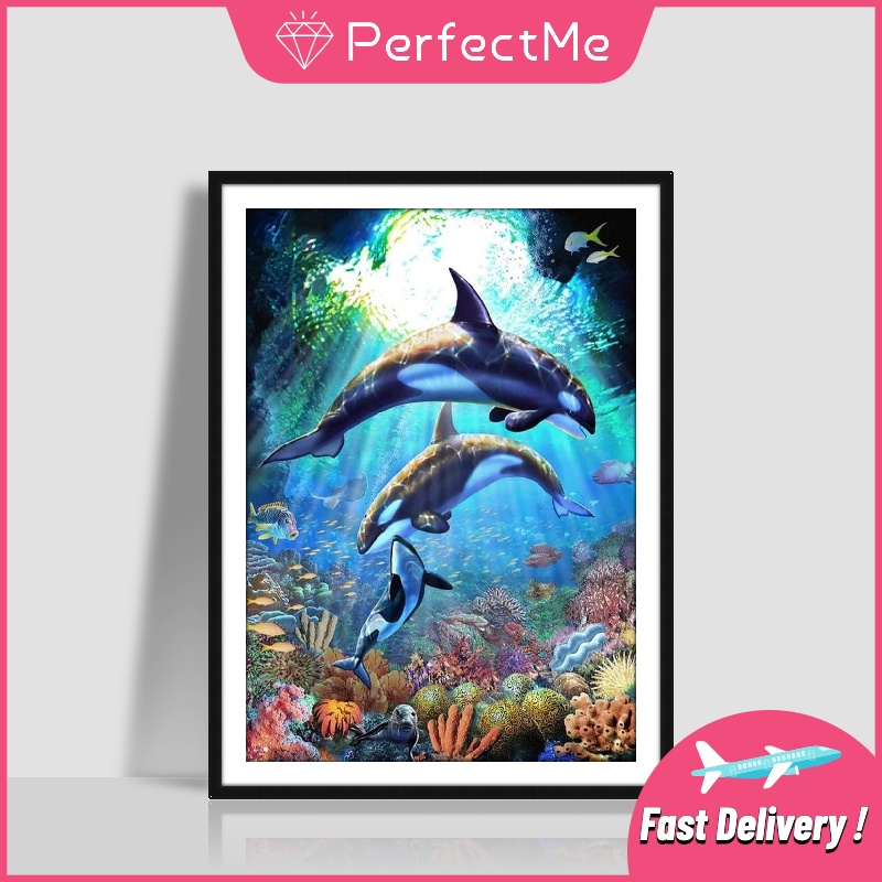 Bộ Tranh Đính Đá 5D Tự Làm 30 x 40Cm Hình Gia Đình Độc Đáo