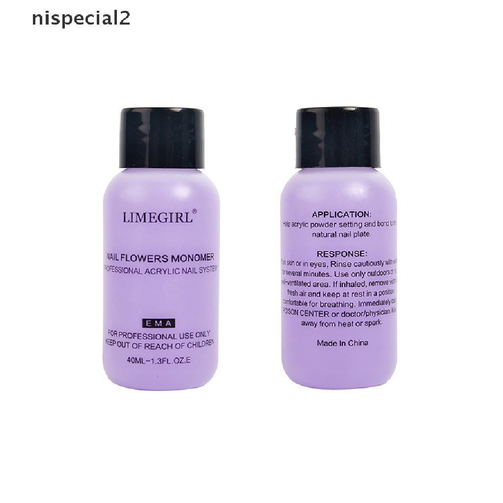 [nispecial2] 40ml Acrylic Manicure Crystal Carving Fluid Liquid Nail Extension Carving Decor [new]