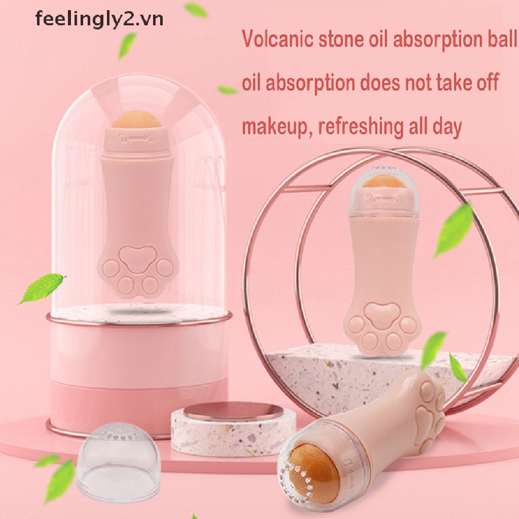 (Hàng Mới Về) Con Lăn Thấm Dầu Giảm Mụn Cầm Tay