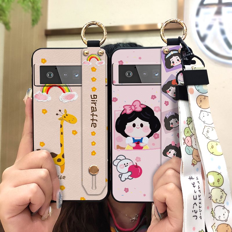 Ốp Điện Thoại Mềm Chống Bụi Kèm Dây Đeo Cho Google Pixel 6 Pro
