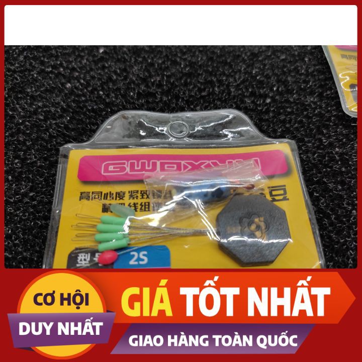 {ĐỒ ĐÀI}Gói phụ kiện làm trục câu đài GWOXYY cao cấp đầy đủ các phụ kiện để làm 1 bộ dây trục dùng cho câu Đài