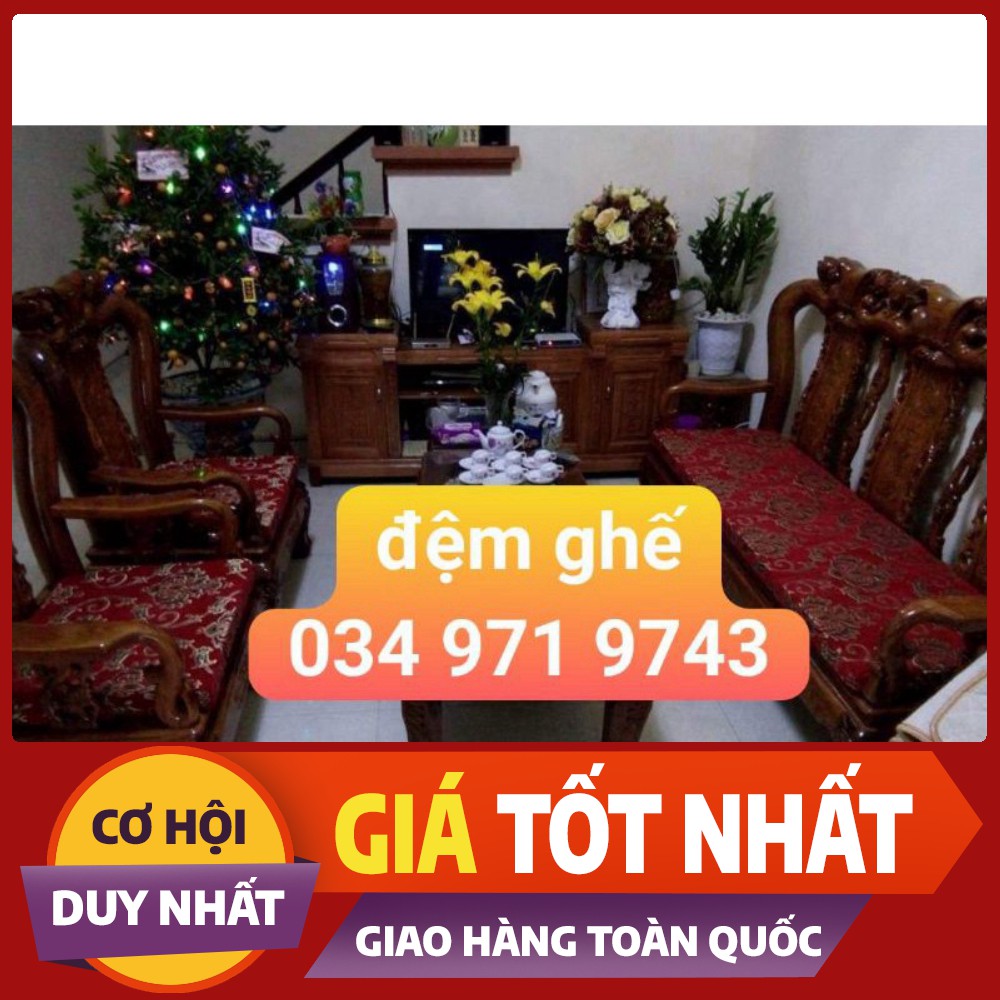 Đệm ghế gỗ, ghế sofa theo kích thước yêu cầu